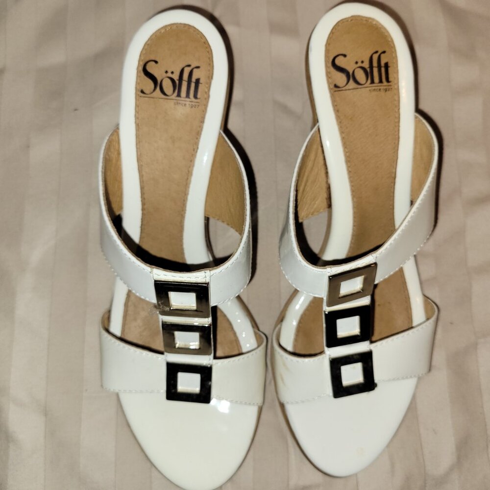 Sofft Spezia White Wedge